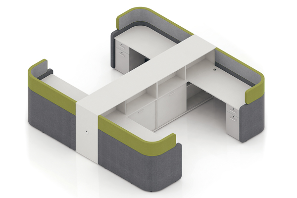 SU系列職員屏風(fēng)辦公桌
