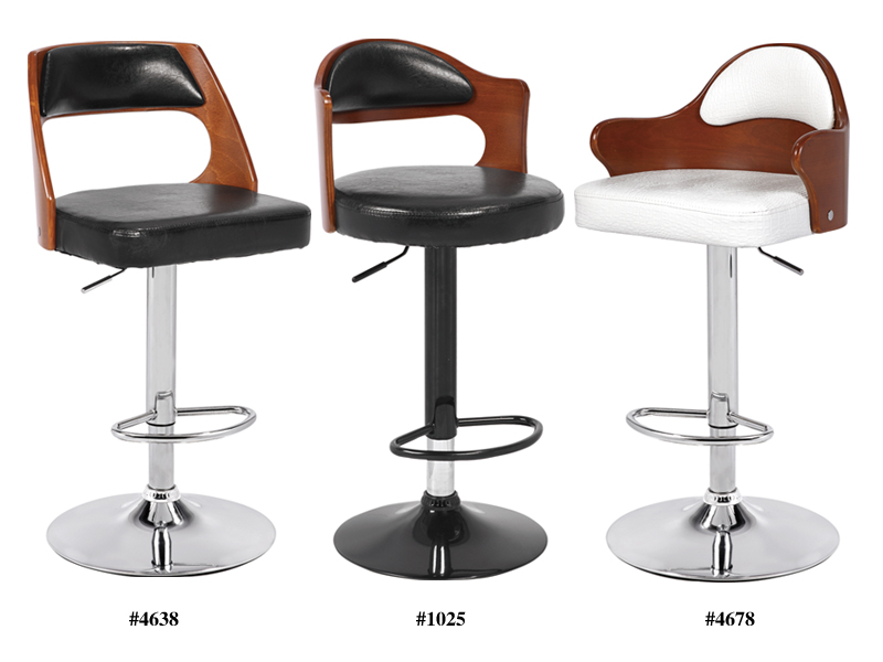 實(shí)木高腳吧臺(tái)椅