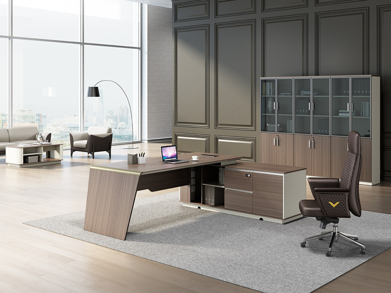 時(shí)尚現(xiàn)代老板辦公桌