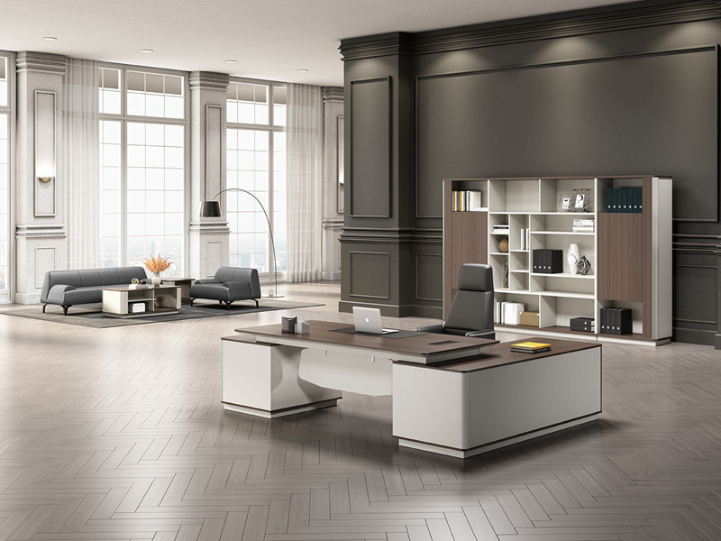 時(shí)尚現(xiàn)代老板辦公桌